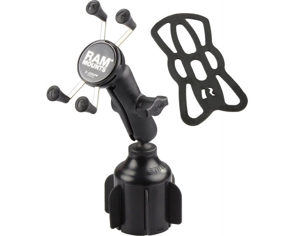 RAM® X-Grip® Large Phone Mount with RAM® Stubby™ Cup Holder Base