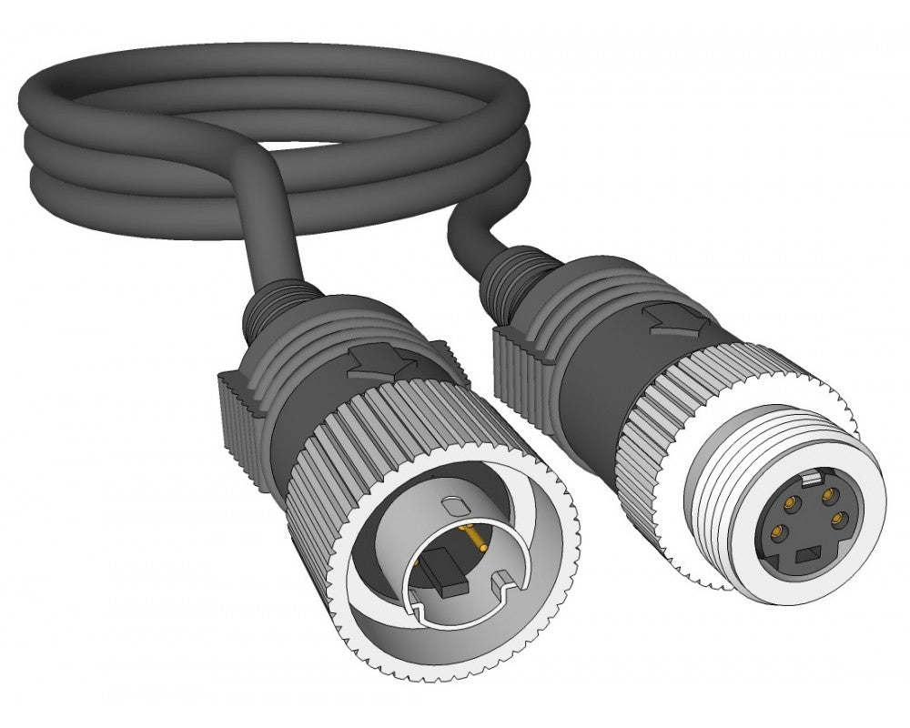 Camera verlengkabel 4Pins MALE + 4Pins FEMALE IP68 5 meter