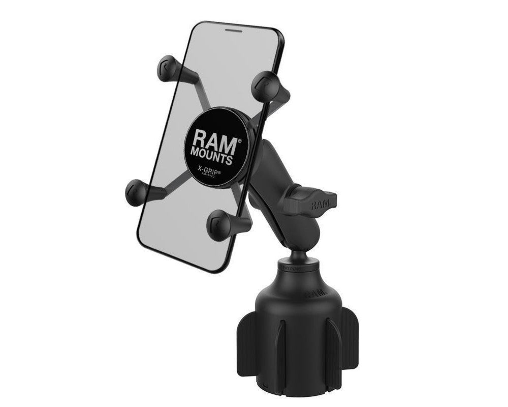 RAM® X-Grip® Large Phone Mount with RAM® Stubby™ Cup Holder Base