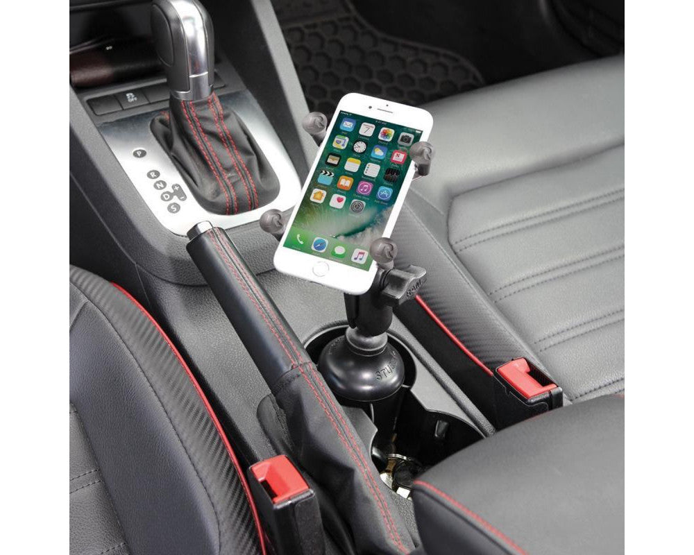 RAM® X-Grip® Large Phone Mount with RAM® Stubby™ Cup Holder Base