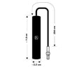 MCA 1890 SLIM Bulk Multiband binnenruit plak antenne