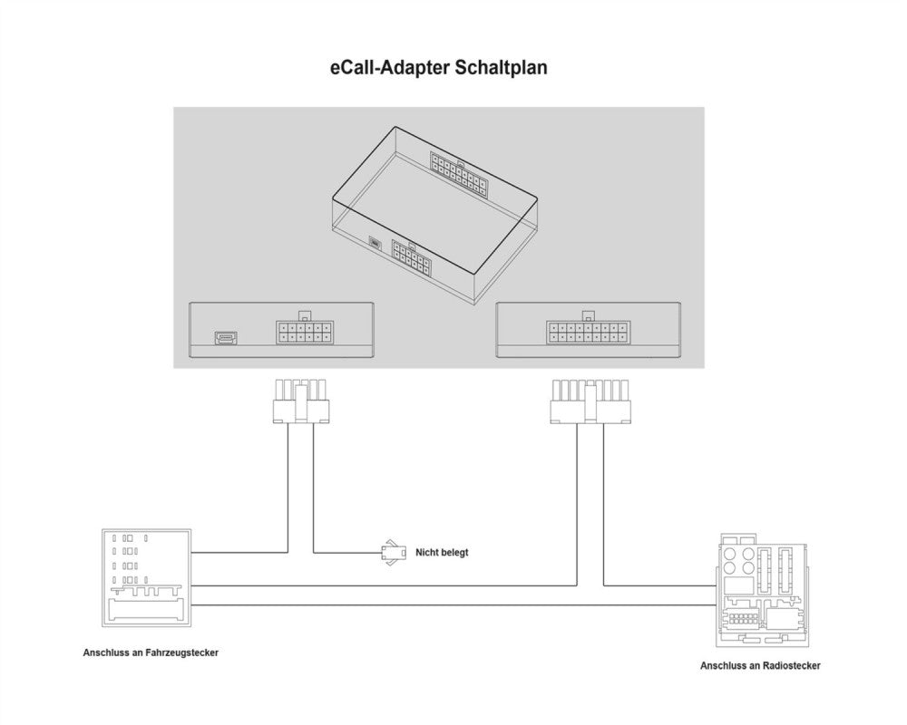 E-call functiebehoud MAN / Seat / Skoda / Volkswagen 52 Pin Quadlock
