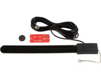 Zelfklevende Glas-antenne DVB-T F connector 5Volt fantoom zwart