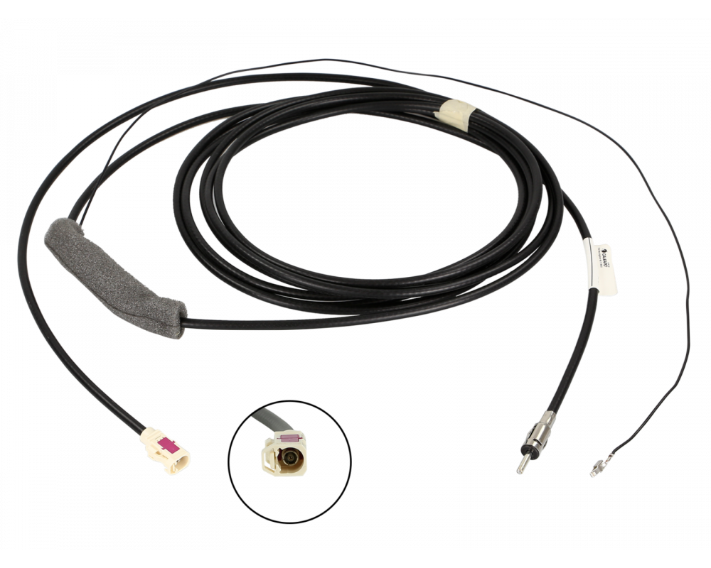Calearo verlengkabel Fakra Z (f) > Din (m) 500 cm met Phantoomspanning
