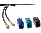 Calearo verlengkabel FAKRA A/C/Z (f)>SMB(f) 500cm