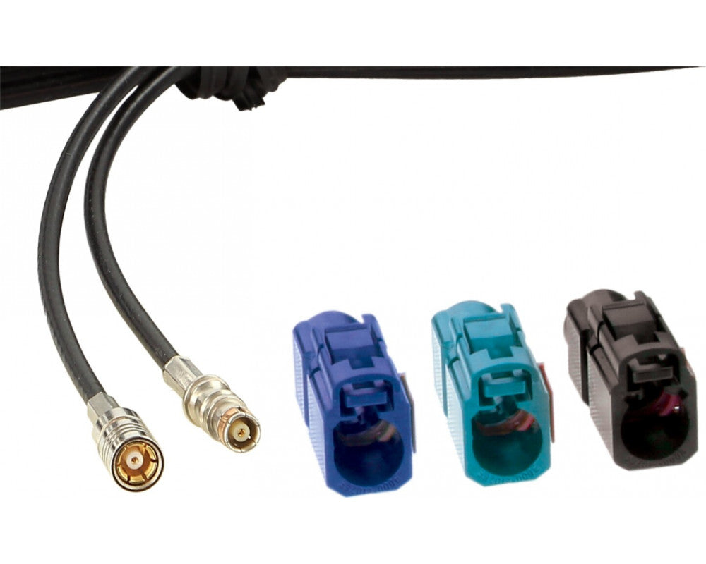 Calearo verlengkabel FAKRA A/C/Z (f)>SMB(f) 500cm