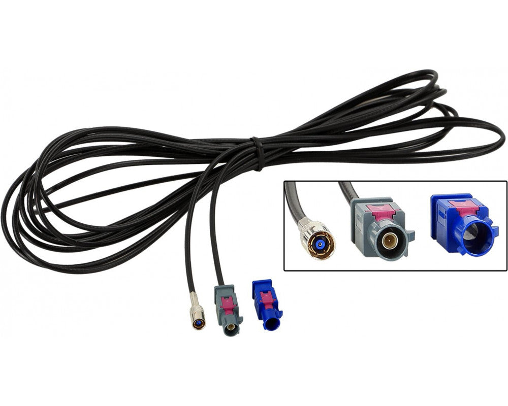 Calearo verlengkabel FAKRA C/G (m)>SMB(f) 500cm