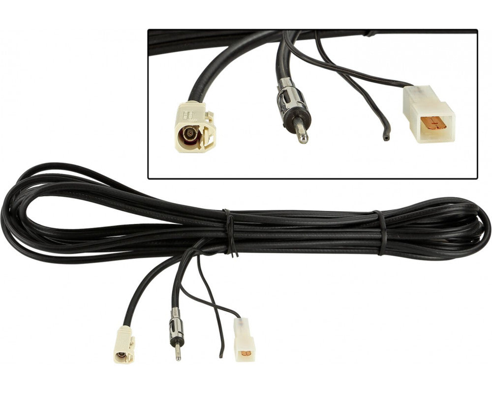 Calearo verlengkabel Fakra Z (f) > Din (m) 500 cm incl. voeding.
