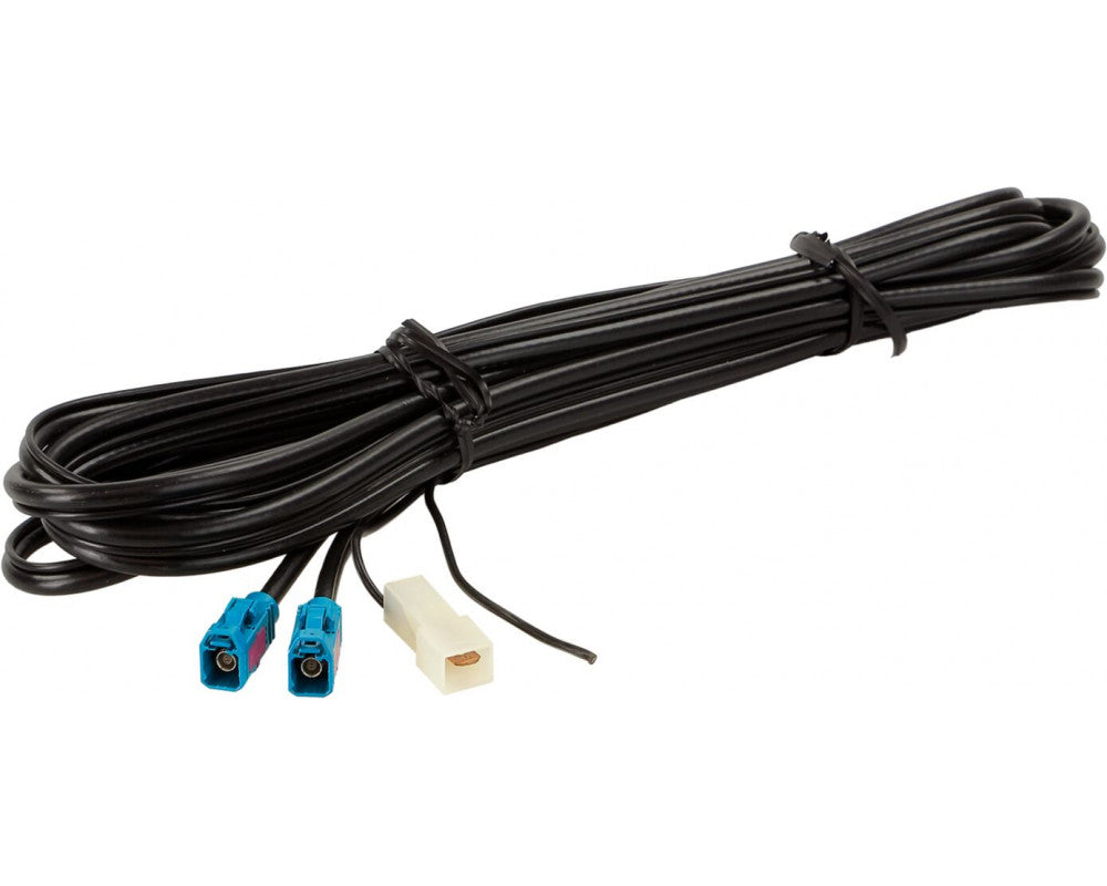 Calearo verlengkabel Fakra Z (f) > Fakra Z (f) 500 cm incl. voeding.
