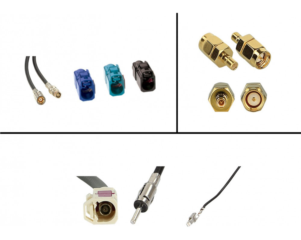Calearo Antennekabelset Fakra(f) > DIN(m)/SMB(F)/SMA(m) FM/DAB+