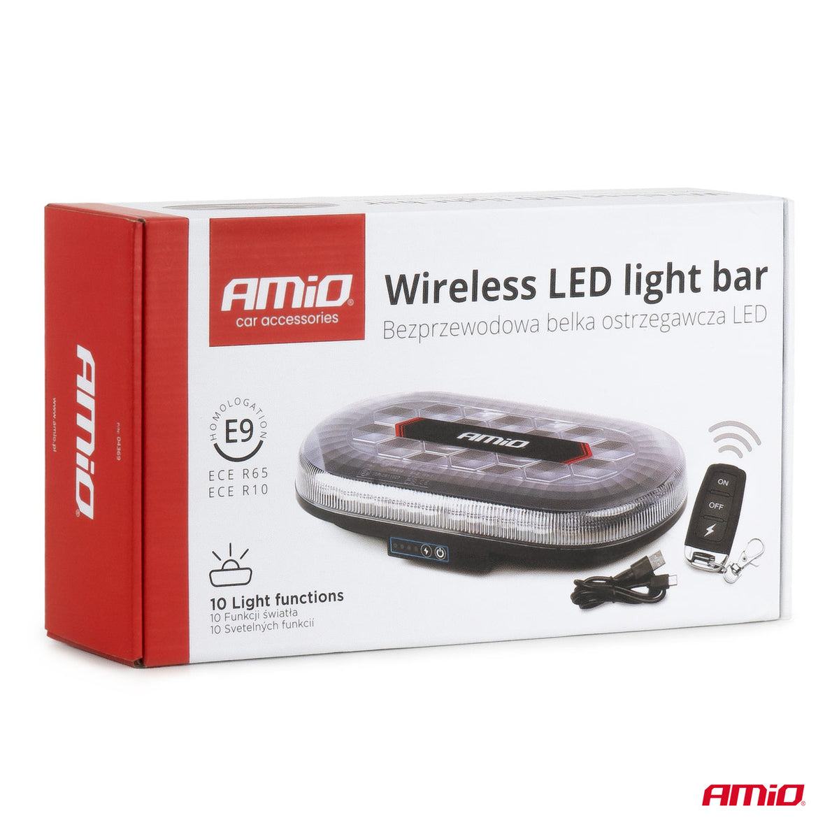 Draadloze LED-lichtbalk R65/R10 26W 12/24V AMiO 04369 - AMiO 04369 - productafbeelding 15