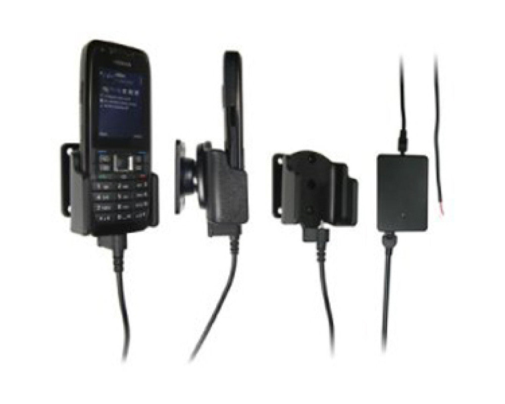 Brodit - Nokia E51 Actieve houder met vaste voeding. Let op: Uitlopend artikel, Kan niet retour! - Telefoon- & Tablethouder