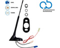 Bad Blankenburg 16V Dak antenne AM/FM (DAB+ ready) GNSS 76graden hoek, actief