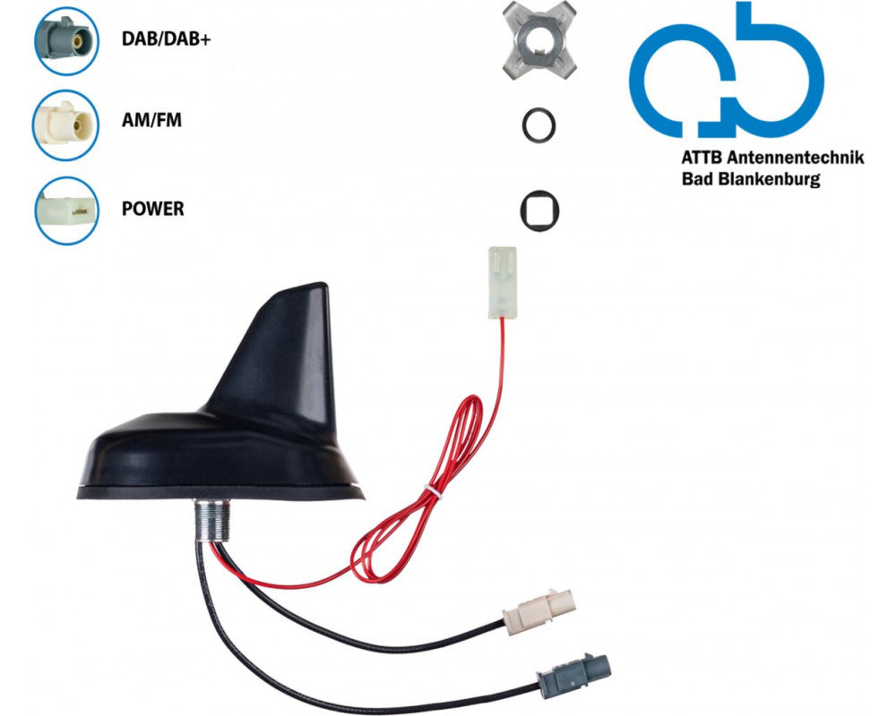 Bad Blankenburg Shark Dak antenne AM/FM DAB+