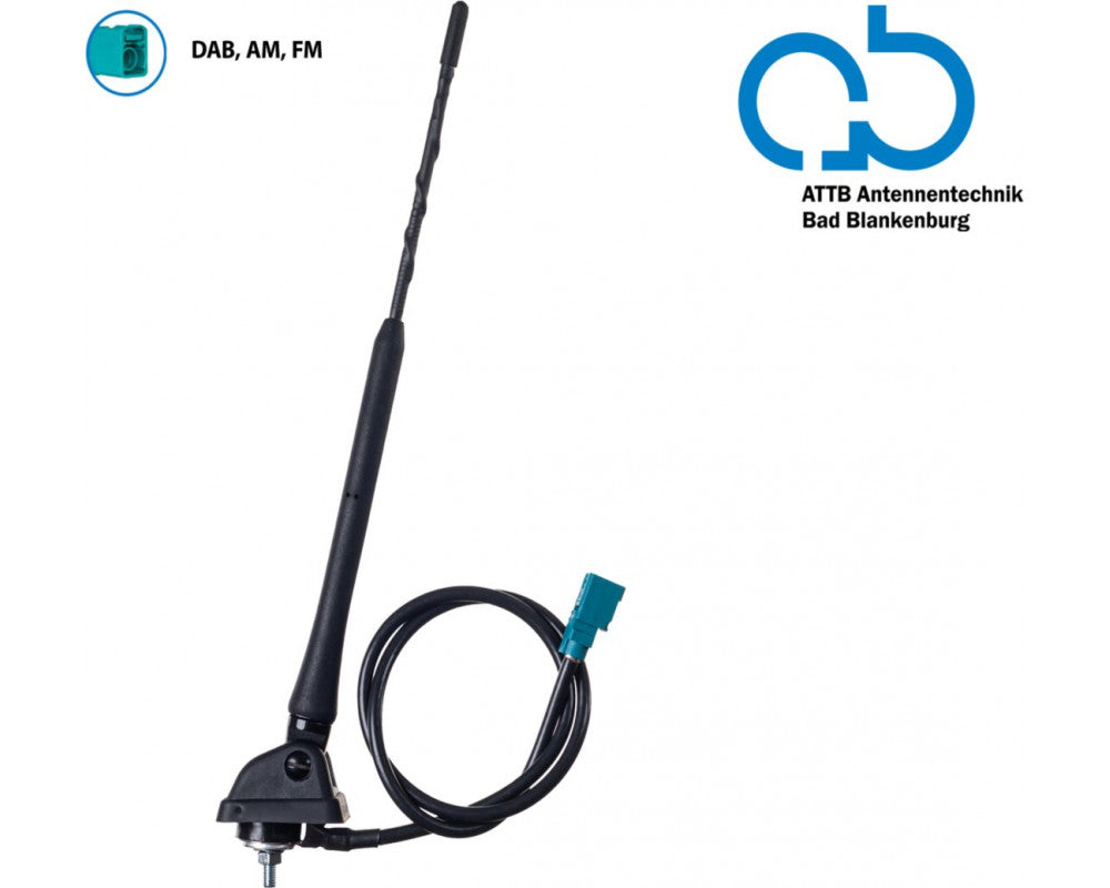 Bad Blankenburg Dak antenne AM/FM 10-115graden hoek, (DAB+ ready) passief