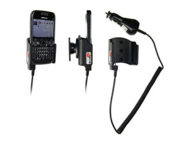 Brodit - Nokia E72 Actieve houder met 12/24V lader Let Op: Uitlopend Artikel, Kan niet retour! - Telefoon- & Tablethouder - a