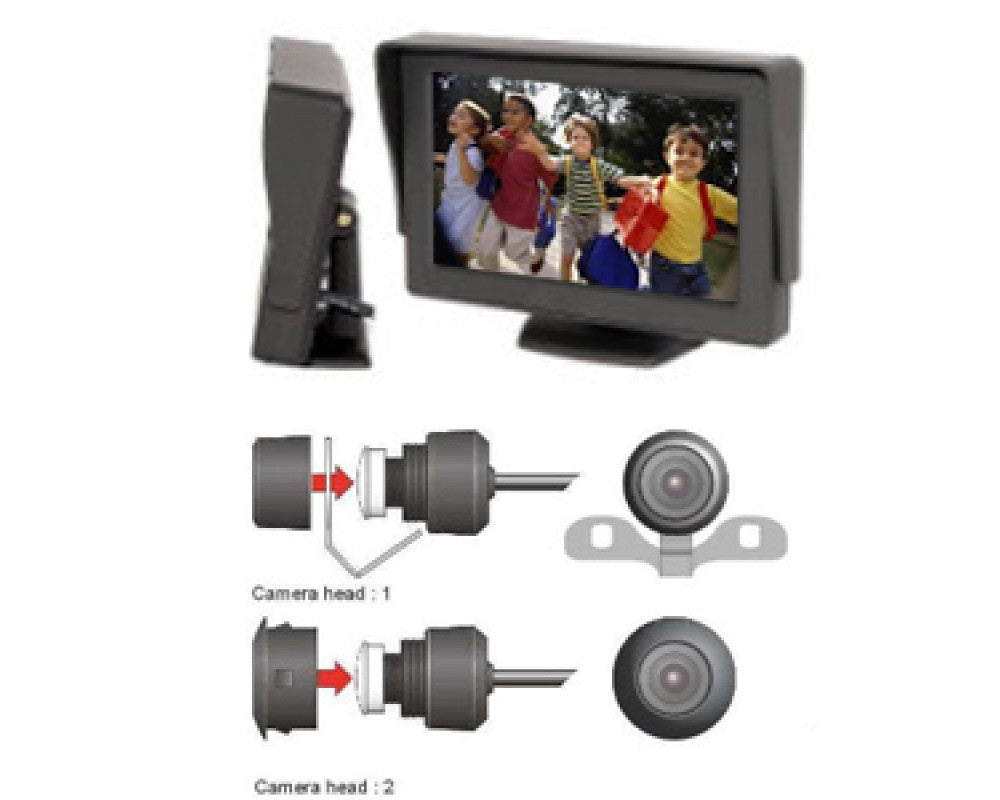 LCD monitor 5" met mini camera