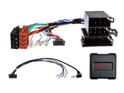 ACV - 9" Kit Fiat 500(ZAF 312) 10/2007-07/2015 SWC/antenne - 2-DIN Kit - artikel 691094-93-1 - afbeelding 2