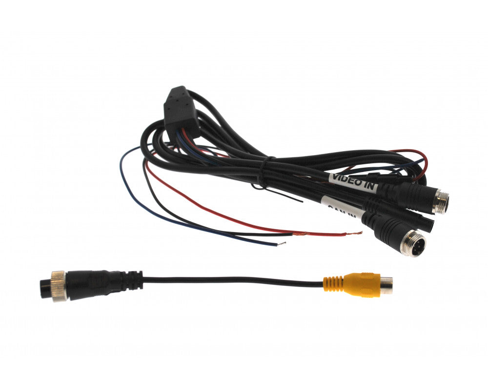 LCD monitor 5" AHD met 2x RCA inputs.