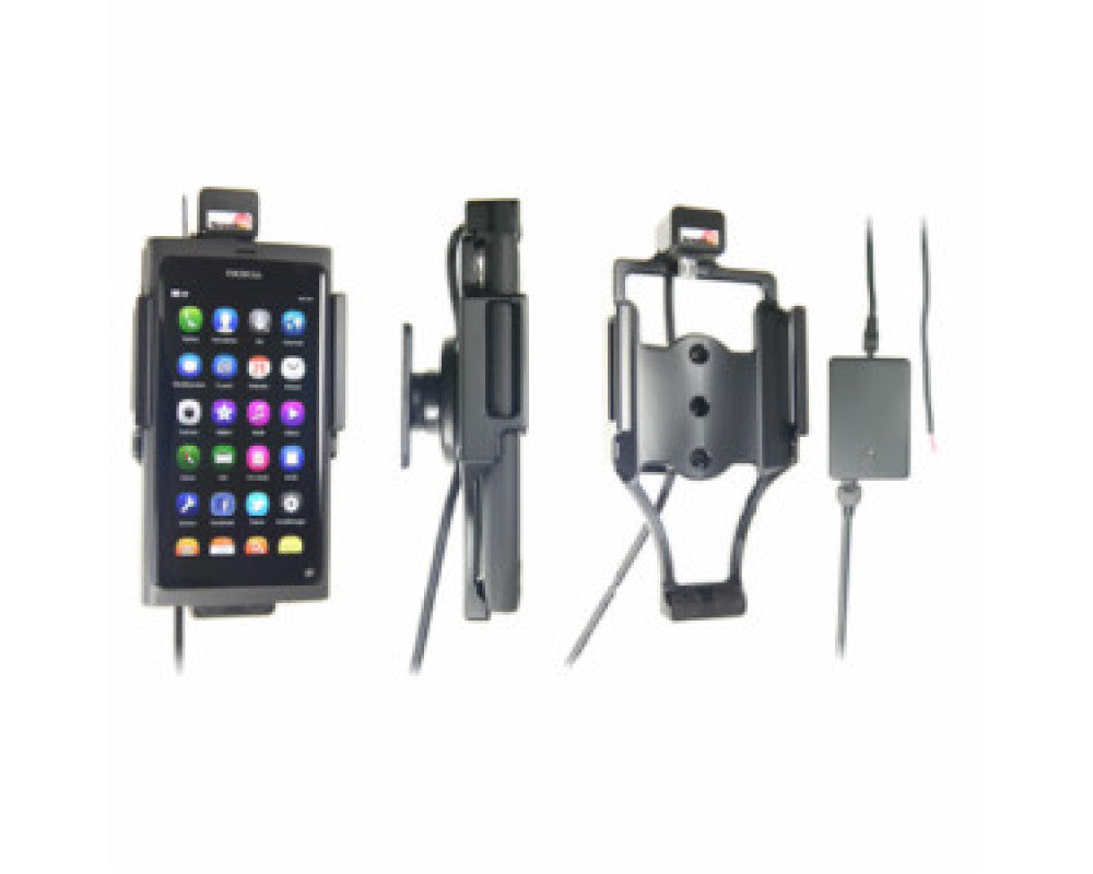 Brodit - Nokia N9 / Lumia 800 Actieve houder met vaste voeding. Let op: Uitlopend artikel, Kan niet retour! - Telefoon- & Tab