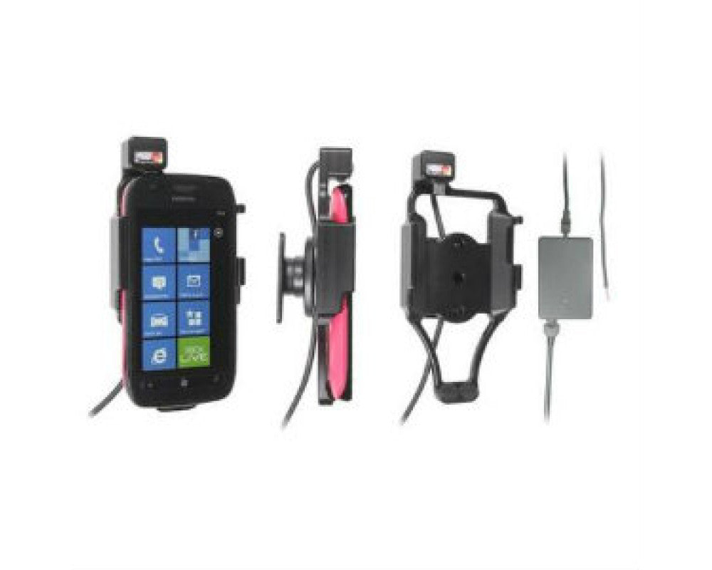 Brodit - Nokia Lumia 710 Actieve houder met vaste voeding. Let op: Uitlopend artikel, Kan niet retour! - Telefoon- & Tabletho