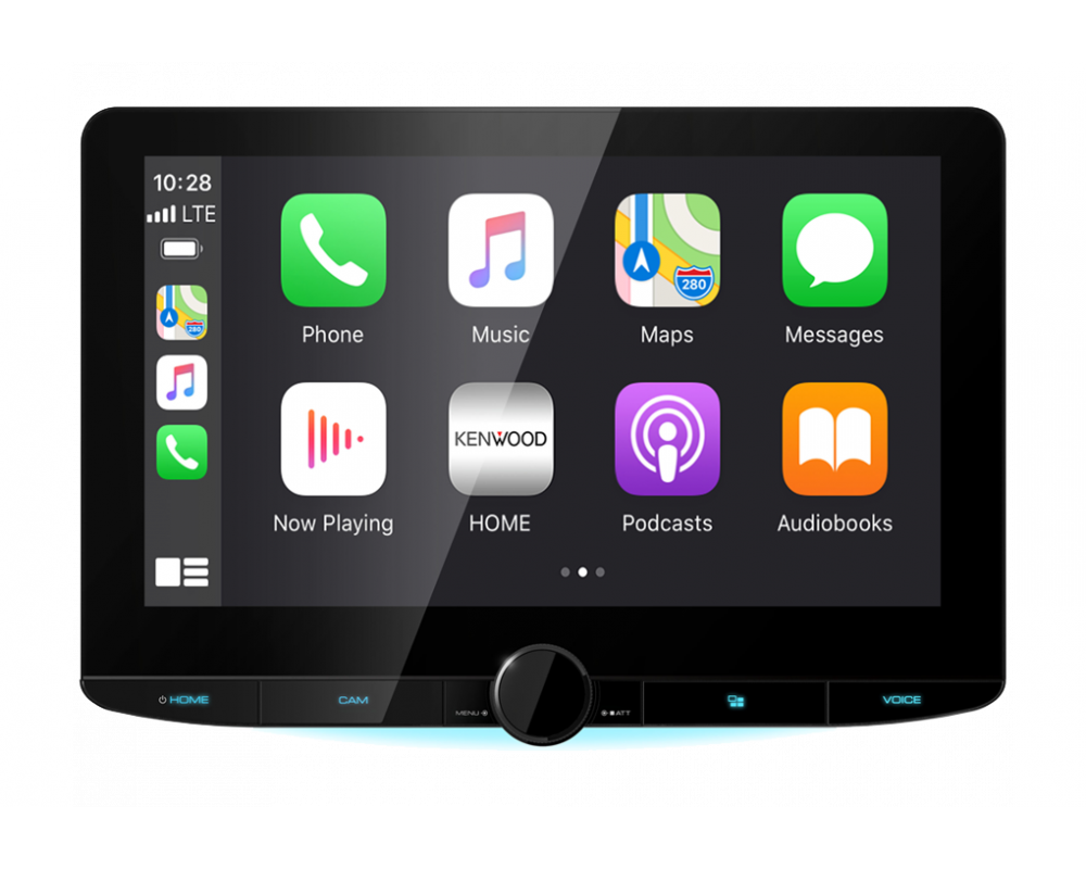 Kenwood DMX5623DABS - 10" HD Zwevend scherm - Draadloze carplay + Android Auto (incl dab antenne)