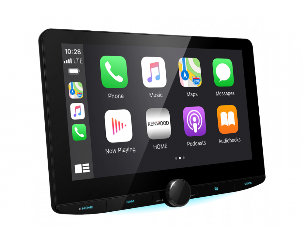 Kenwood DMX5623DABS - 10" HD Zwevend scherm - Draadloze carplay + Android Auto (incl dab antenne)