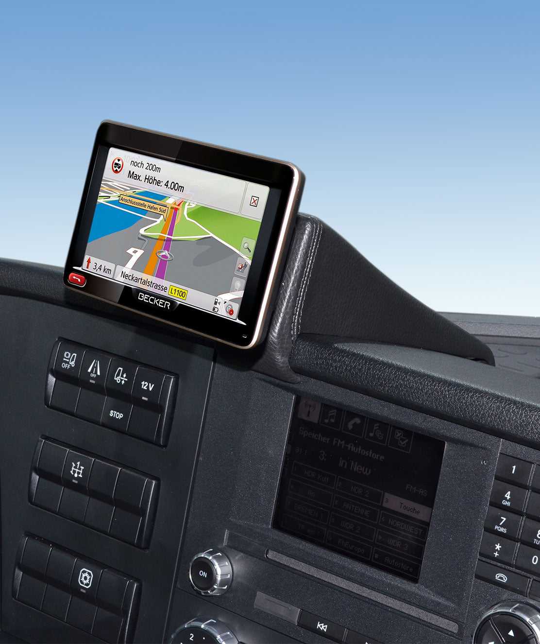 Kuda Console 213065 - Mercedes-Benz Actros (2003-2014) - kunstleder