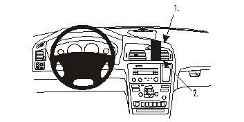 Brodit Extra Stevige Proclip 213404 t.b.v. - Volvo XC70 - Volvo V70 N - 2000-200 - Volvo V70 N 2000-2008