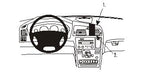 Brodit Extra Stevige Proclip 213404 t.b.v. - Volvo XC70 - Volvo V70 N - 2000-200 - Volvo V70 N 2000-2008