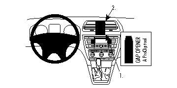 Brodit Extra Stevige Proclip 213438 t.b.v. - Skoda Octavia II - 2005-2013 - Brod - Skoda Octavia II 2005-2013