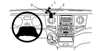 Brodit Extra Stevige Proclip 213458 t.b.v. - Iveco Daily - 2006-2014 - Brodit Ex - Iveco Daily 2006-2014