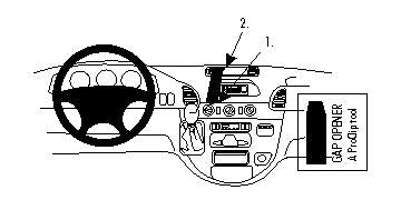 Brodit Extra Stevige Proclip 213462 t.b.v. - Mercedes Benz Sprinter - 2000-2006  - Mercedes-Benz Sprinter 2000-2006