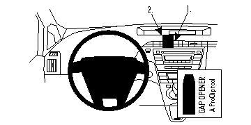 Brodit Extra Stevige Proclip 213470 t.b.v. - Toyota Prius - 2010-2016 - Brodit C - Toyota Prius 2010-2016