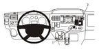 Brodit Extra Stevige Proclip 213486 t.b.v. - Ford Transit Tourneo - Ford Transit - Ford Transit 2007-2013