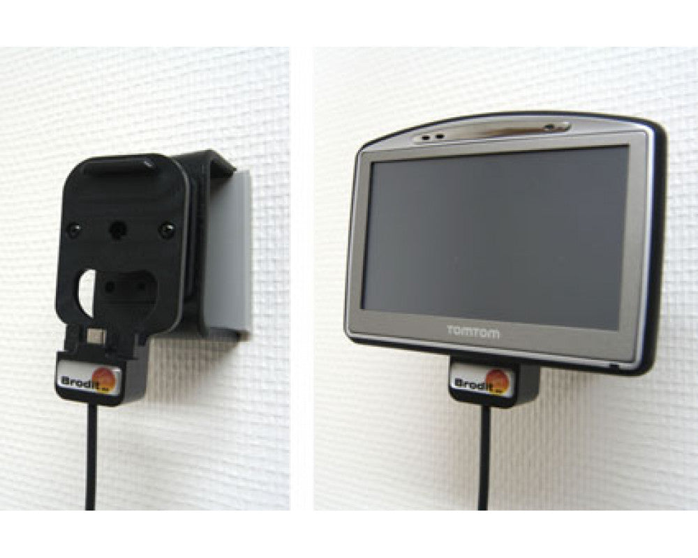 Brodit - TomTom 520/530/720/730/920/930 Actieve houder met vaste voeding - Telefoon- & Tablethouder - artikel 215269 - afbeel