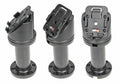 Pedestal Mount 4 for cable Kop 45° & MoveClip H:166mm Black