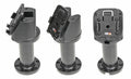 Pedestal Mount 4 for cable Kop 60° & MoveClip H:168mm Black