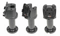 Pedestal Mount 4 for cable Kop 75° & MoveClip H:172mm Black