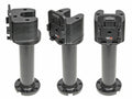 Pedestal Mount 6 for cable Kop 90° & MoveClip H:200mm Black