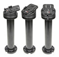 Pedestal Mount 8 for cable Kop 15° & MoveClip H:235mm Black
