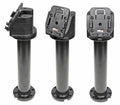 Pedestal Mount 8 for cable Kop 60° & MoveClip H:268mm Black