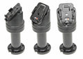 Pedestal Mount Swiv. 4 5 Kop 45° & MoveClip H:165mm Black