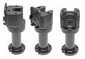Pedestal Mount Swiv. 4 5 Kop 90° & MoveClip H:165mm Black