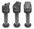 Pedestal Mount Swiv. 6 5 Kop 30° & MoveClip H:209mm Black