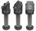 Pedestal Mount Swiv. 6 5 Kop 45° & MoveClip H:215mm Black
