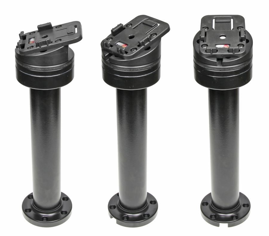 Pedestal Mount Swiv. 8 5 Kop 15° & MoveClip H:241mm Black