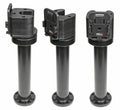 Pedestal Mount Swiv. 8 5 Kop 90° & MoveClip H:265mm Black