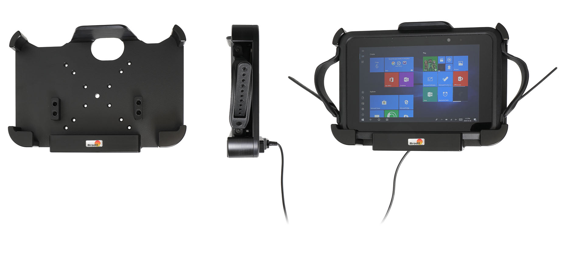Brodit Tafelstandaard 216108 - Pepperl+Fuchs Tab-IND 08 Scanner Frame / Pokini A8B / Zebra ET56 8.4 / ET51 8.4