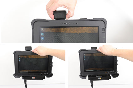 Brodit Houder met Slot 216122 - Tablethouder Xplore L10 Xslate / L10 Xpad / Zebra L10 Xslate / L10 Xpad